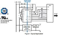 Allegro 的 ACS37800 霍尔效应电源监控传感器图片