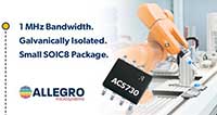 Allegro MicrosystemsのACS730KLC電流センサICの画像