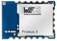 Wurth Electronics/Amber Wireless 的 Proteus-II – 5.0 藍牙智慧型模組 (AMB2623) 的圖片