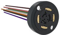 Image of Amphenol Communications Solutions' ANSI C136-41 FLA Series Dimming Receptacles
