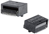 Image of Amphenol Communications Solutions' DSFP 56 G PAM4 SMT Connector