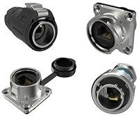 Image of Amphenol CS (Commercial) MRK Series IP67 Latching RJ45 Plugs and Jacks