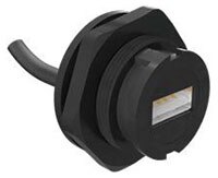 Image of Amphenol Communications Solutions' MRU Series Rugged IP67-Rated USB 2.0 Type A Connectors