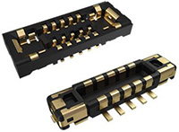 Image of Amphenol ICC's 0.6 mm Stack Height Micro Board-to-Board Connectors