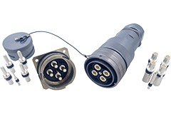 Image of Amphenol Industrial Operations GTC-E Series Rugged Connectors for Harsh Environments