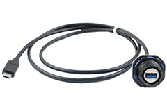 Image of Amphenol's USB-A to USB-C® Adapters
