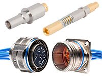Image of Amphenol SV Microwave's High-Frequency Coaxial D38999 Contacts