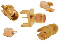 Amphenol 的 RF 邊緣安裝連接器圖片