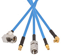 Image of Amphenol SV Microwave RF Fixed-Length Metric Cable Assemblies
