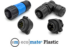 Image of Amphenol Sine Systems' ecomate® Plastic Series Circular Connectors