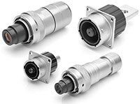 Image of Amphenol Sine Systems ecomate® Rugged Metal (RM) Series High Amperage Connectors