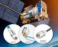 Imagen de los arneses de cables para espacios comerciales de Amphenol Times Microwave