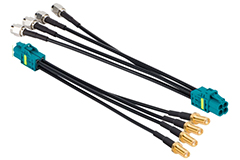 Image of Amphenol RF's AUTOMATE Type A Mini-FAKRA Cable Assemblies