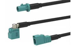Image of Amphenol RF’s FAKRA-to-FAKRA Cable Assemblies