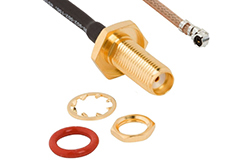 Image of Amphenol RF's SMA to AMC Ultraminiature Cable Assemblies