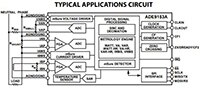Analog Devices' ADE9153 Auto-Calibrating Energy Metering IC Analog Devices 的 ADE9153 自動校準能量量測 IC 影像