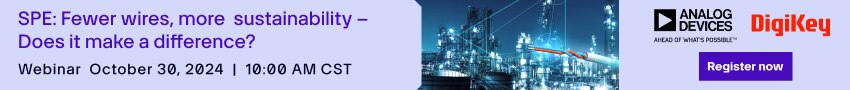 Image of Analog Devices SPE: Fewer Wires Webinar
