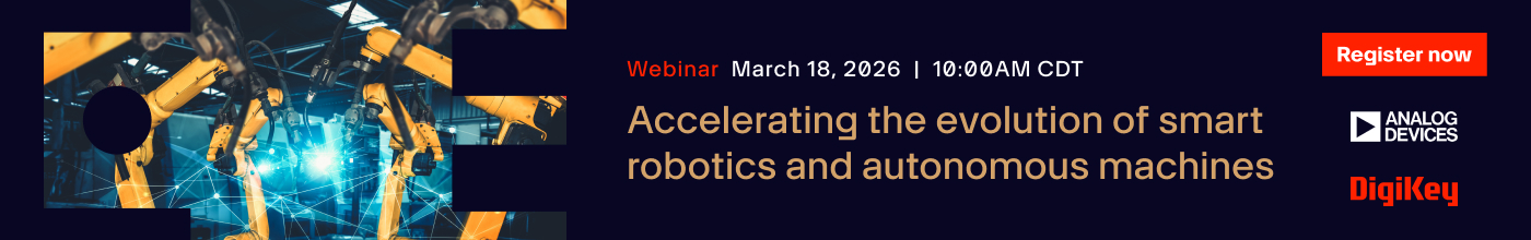 ADI Robotic intelligence webinar banner