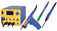 Image of Hakko's FM-206 Three-Port Rework Station