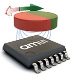 Image of ams OSRAM AS5147P Rotary Position Sensor ICs
