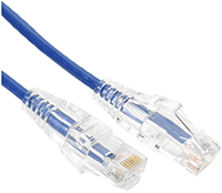 Image of Bel's Cat 6 Reduced Diameter (28 AWG) Channel Compliant Patch Cords – BC-R6UExxxF Series