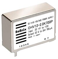Image of Bellnix’s OHV Series 1000 V to 2000 V High-Voltage DC/DC Power Supplies