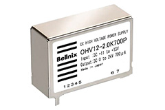 Image of Bellnix’s OHV Series 1000 V to 2000 V High-Voltage DC/DC Power Supplies