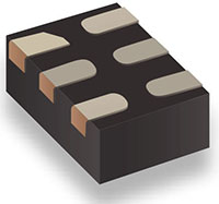 Image of Bourns' CDDFN6-3312P Ultra-Low Capacitance TVS Diode Array