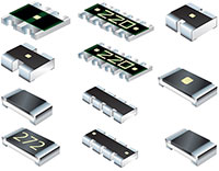 Image of Bourns' CR-AS Chip Resistors and CAY-AS Chip Arrays