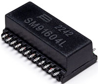 Image of Bourns' Gigabit Ethernet LAN Transformer – SM91604L