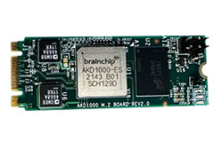 Image of Brainchip Akida™ M.2 B+M Key Card for Edge AI Prototyping