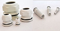 Image of Bud Industries' IPG Series IP66 Nylon Cable Glands