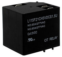 Image of CIT L115F2 Series Latching 50 A Relays