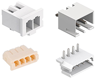 Image des connecteurs fil-à-carte séries 51X25/52X25 de CnC Tech avec verrouillage à cran