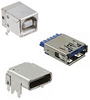 Image of CnC Tech Premium USB Connectors with High Gold-Plated Contacts