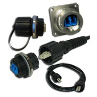 Image of Conec's Fiber-Optic LC Connectors