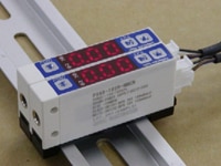 Image of Nidec Components ' PS60 Series Pressure Switch with Gauge