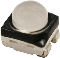 Image of CreeLED's PLCC2, PLCC4, and lensed SMD LEDs