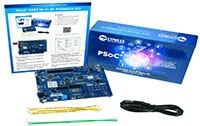 Infineon 的 PSoC® 62S2 Wi-Fi BT Pioneer 套件的圖片
