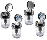 Image of Desco's Menda Clear Glass Dispensers