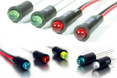 558 and 559 Series LED Panel-Mount Indicators - Dialight