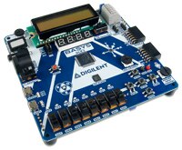 Digilent 的 Basys MX3 图片：用于嵌入式系统课程的 PIC32MX 教练板