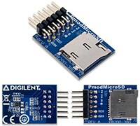 Digilent 的 MicroSD 卡插槽图片