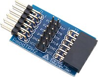 Image of Digilent's Pmod TPH2: 12-pin Test Point Header