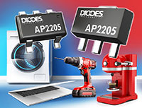 Image of Diodes' AP2205 LDO Regulator for Noise-Sensitive Industrial Applications