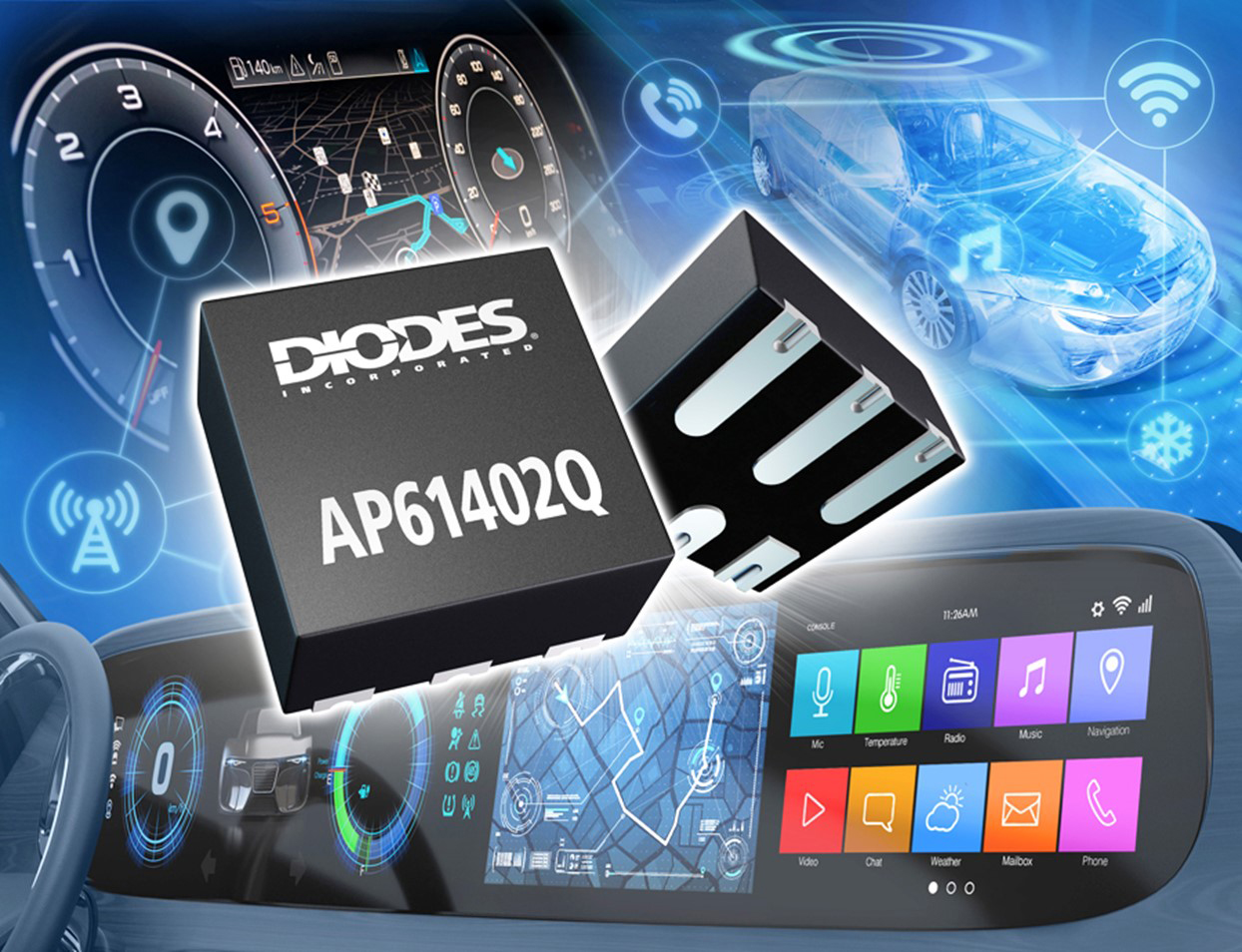 Convertidor reductor AP61402Q - Diodes Incorporated | DigiKey