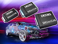 Image of Diodes' Automotive Grade SMAJ/SMBJ/SMCJ/3.0SMCJ TVS