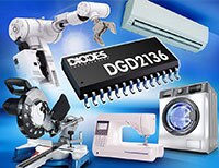 Diodes 的 DGD2136 三相半橋閘極驅動器圖片