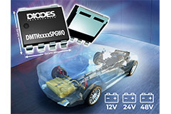 Image of Diodes DMTHxxxxSPGWQ 100 V PowerDI®8080 Automotive MOSFET