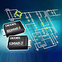 Image of Diodes RS1MWF & S1MWF SOD123F High-Voltage Rectifiers